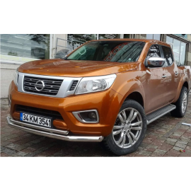 Защита переднего бампера Nissan Navara 2019